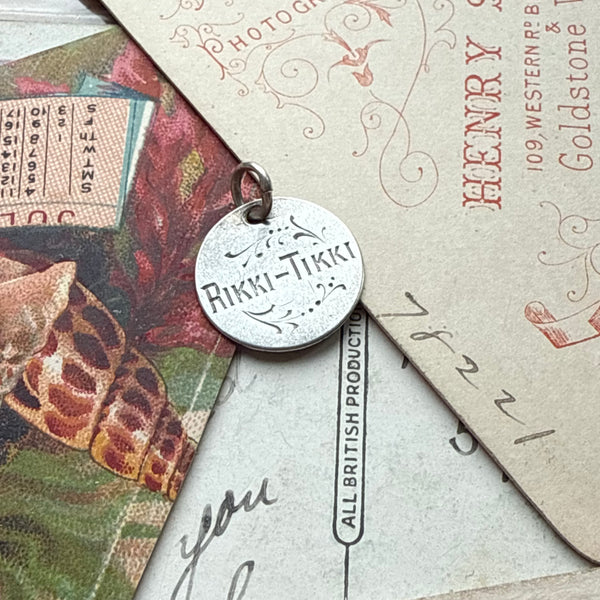 Victorian Rikki-Tikki Love Token Charm