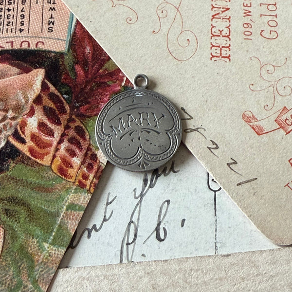 Victorian Mary Love Token Charm