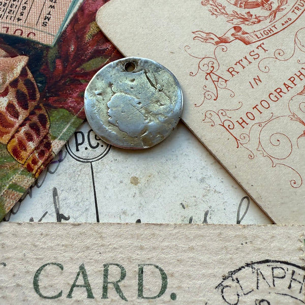 Victorian Mary Love Token Charm