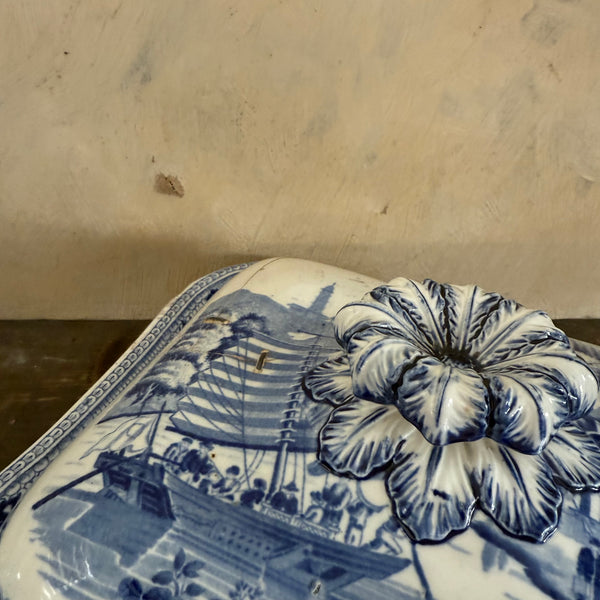 Antique Staple Repair Tureen