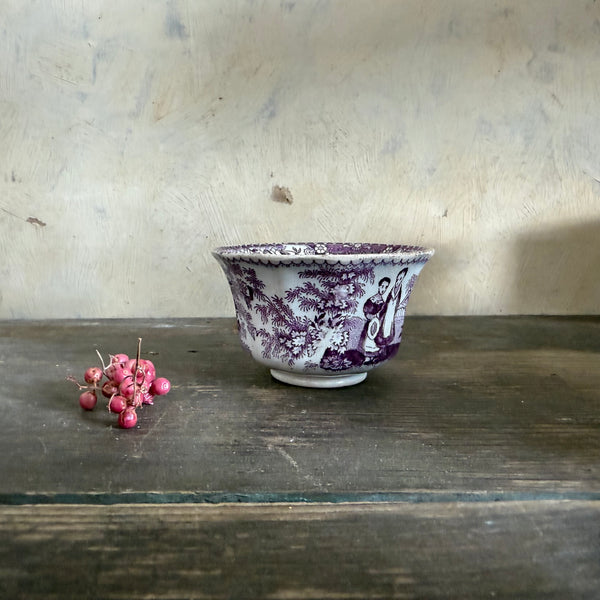 Antique Purple Transfer Bowl