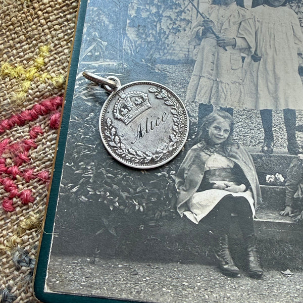 Victorian Alice Love Token Charm