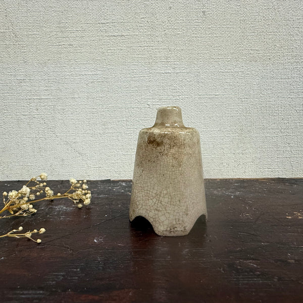 Vintage Crazed & Stained Pie Funnel