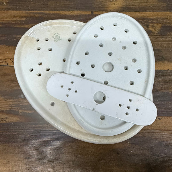Antique Ceramic Strainer Plate