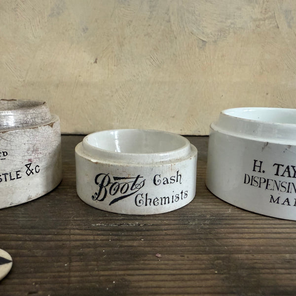 Victorian Chemist Pots