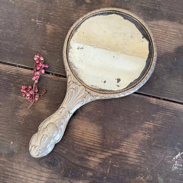 Antique Cherub Mirror
