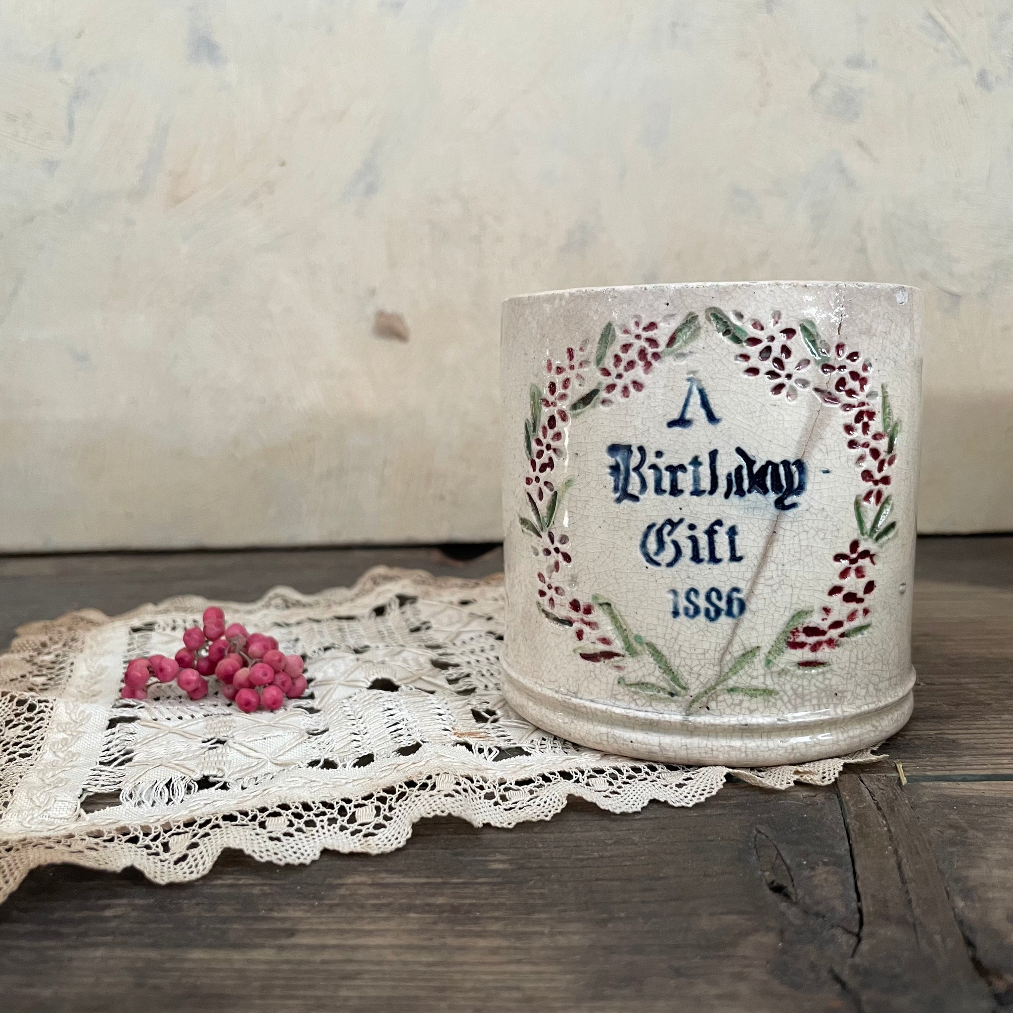 Antique Beautiful Mug