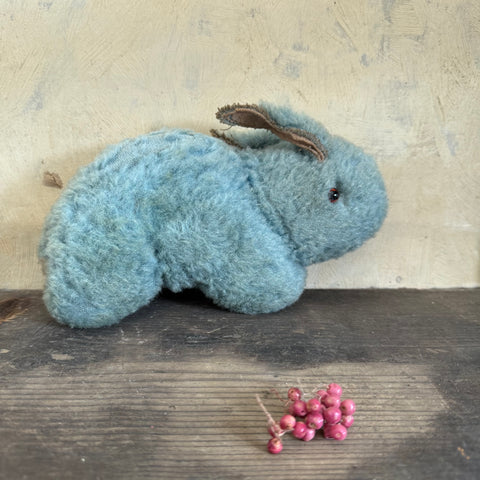 Beautiful Vintage Blue Rabbit