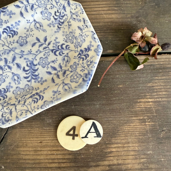 Antique Floral Trinket Dish
