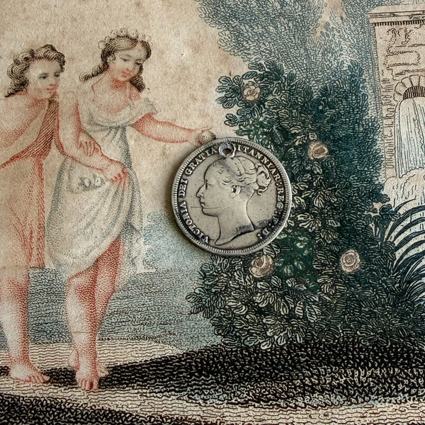 Victorian JG/GJ Love Token Charm