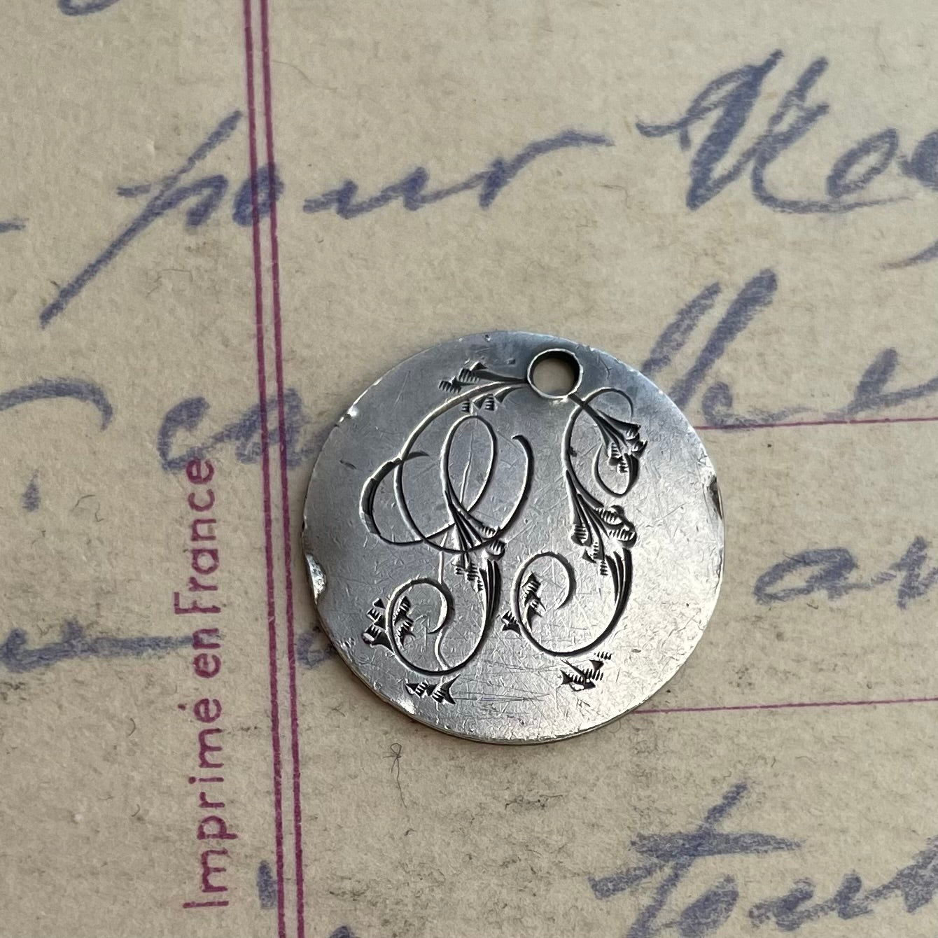 Victorian SJ Love Token Charm