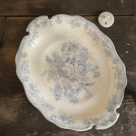 Antique Floral Plate