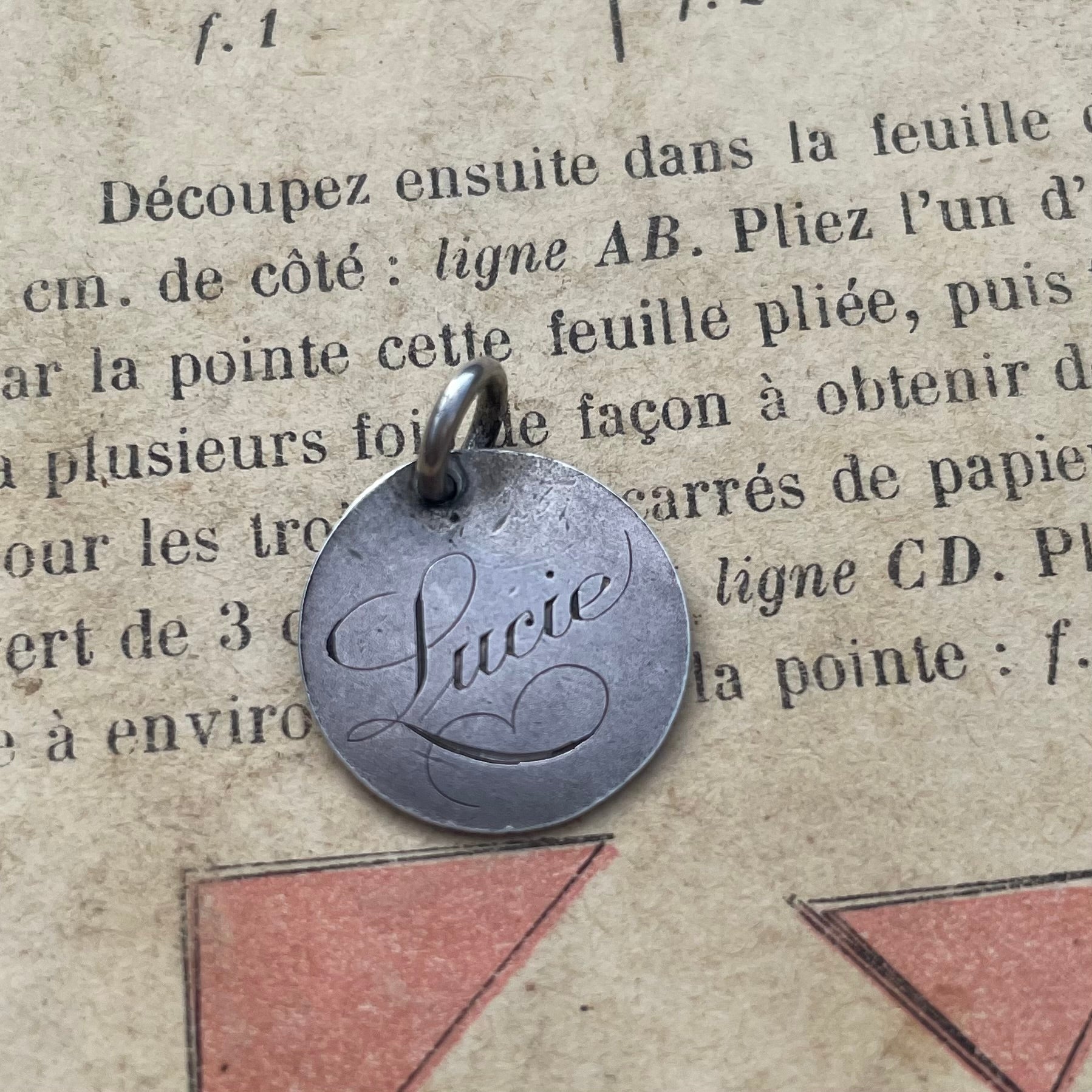 Victorian Lucie Love Token Charm