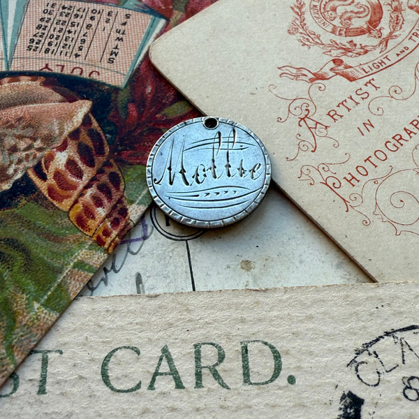Victorian Mollie Love Token Charm