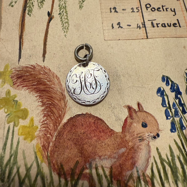 Victorian HJ Love Token Charm