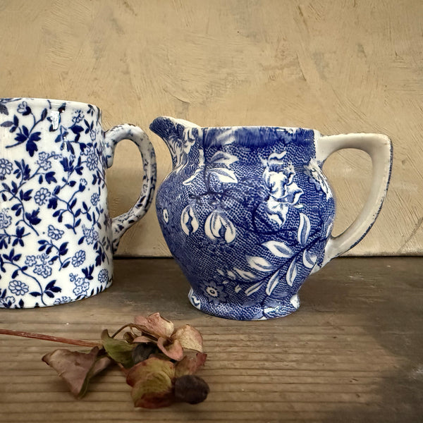 Antique Blue Transfer Jug