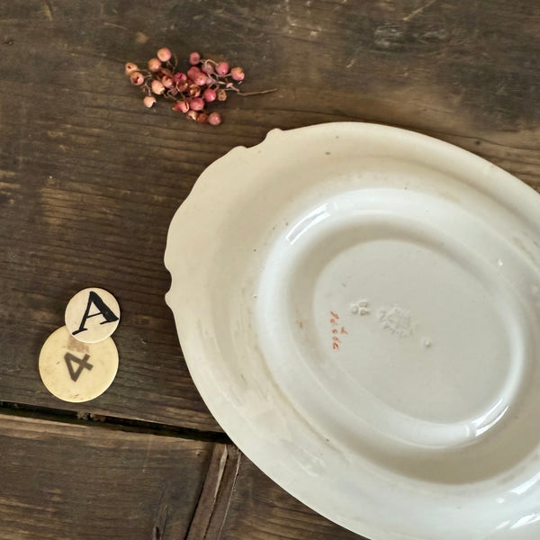 Antique Latin Plate