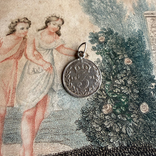 Victorian Lords Prayer Love Token Charm