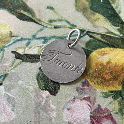 Victorian Frank Love Token Charm