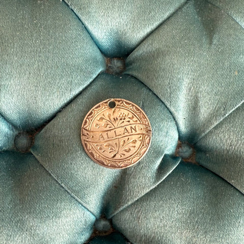 Victorian Allan Love Token Charm