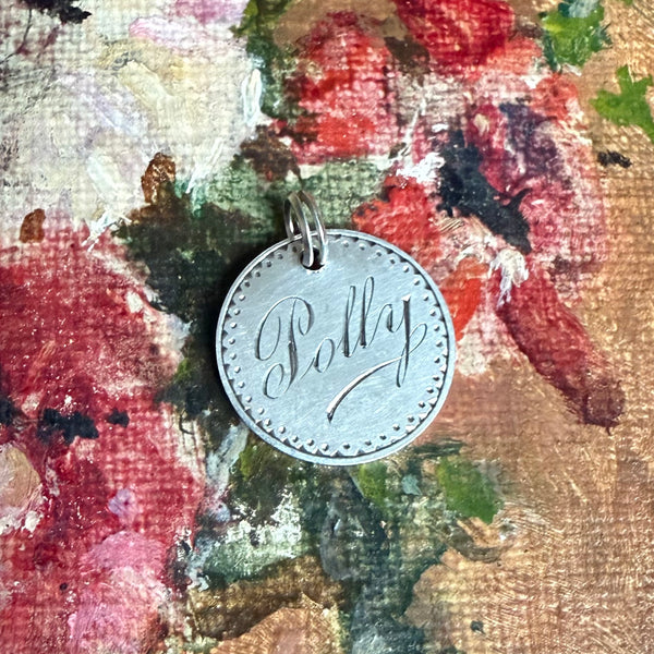 Victorian Polly Love Token Charm