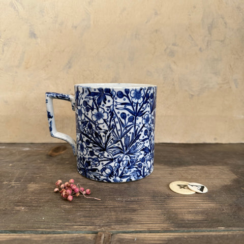 Antique Transfer Floral Mug