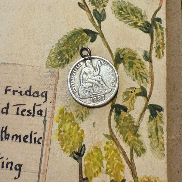Victorian W.H Love Token Charm