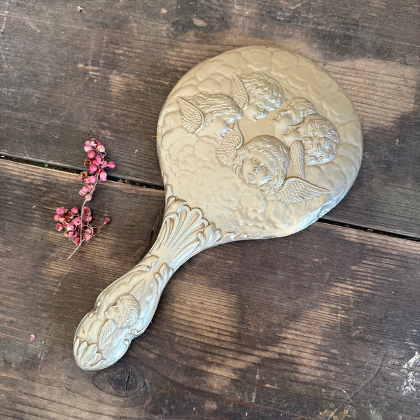 Antique Cherub Mirror