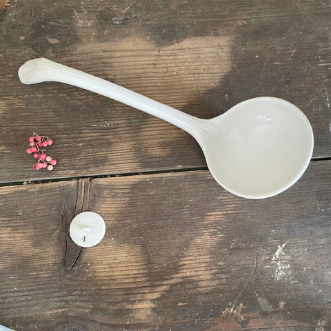 Vintage Ceramic Ladle