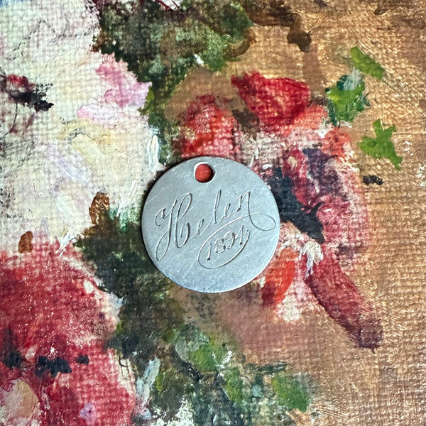 Victorian Helen Love Token Charm