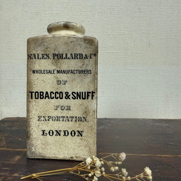 Antique Victorian Advertising Pot