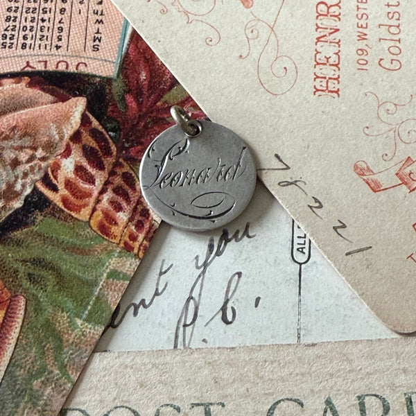Victorian Leonard Love Token Charm