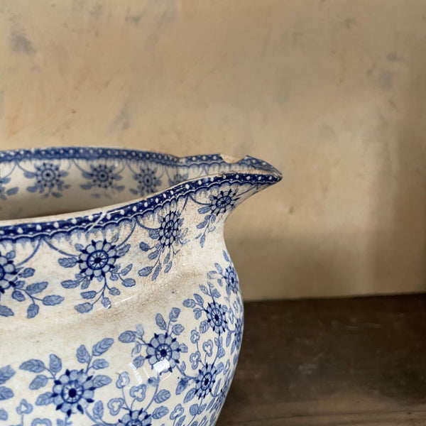 Early Antique Blue Transfer Jug