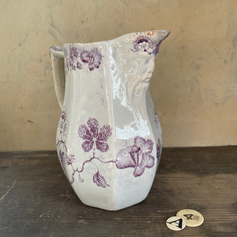 Antique Purple Transfer Jug