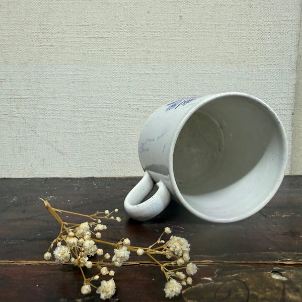 Antique Blue Transfer Cup