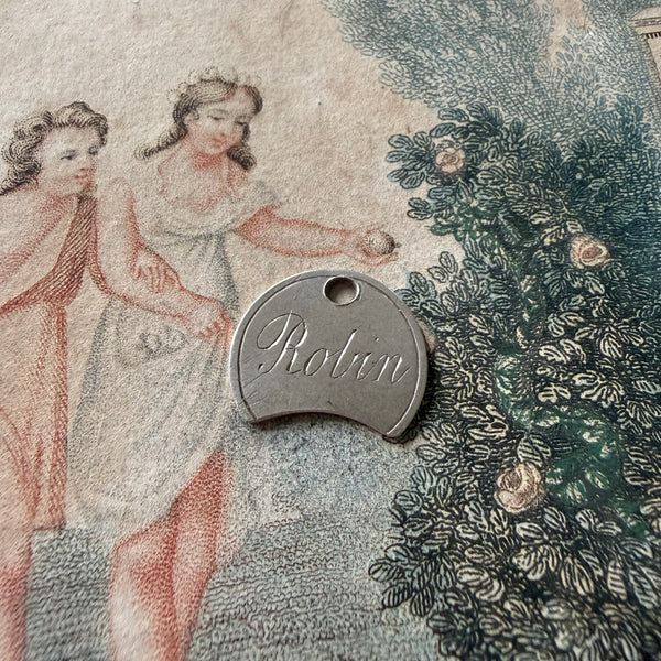 Victorian Robin Love Token Charm