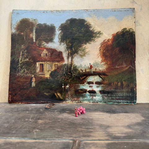 Antique Painting on Board