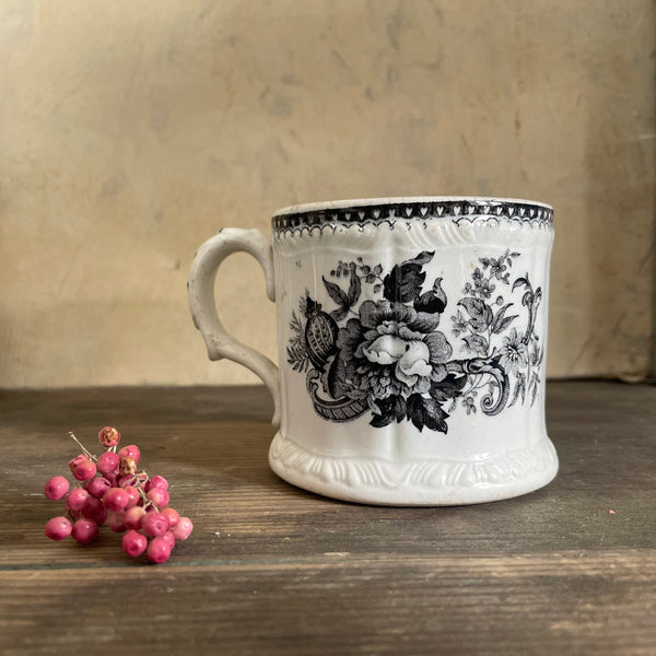 Antique 1840s Floral Cup
