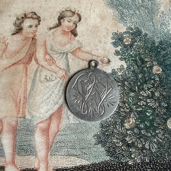 Victorian WR/RW Love Token Charm