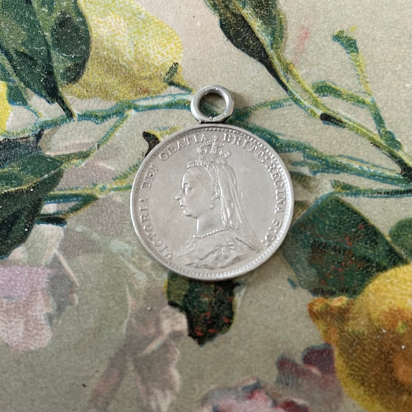 Victorian Kitty Love Token Charm