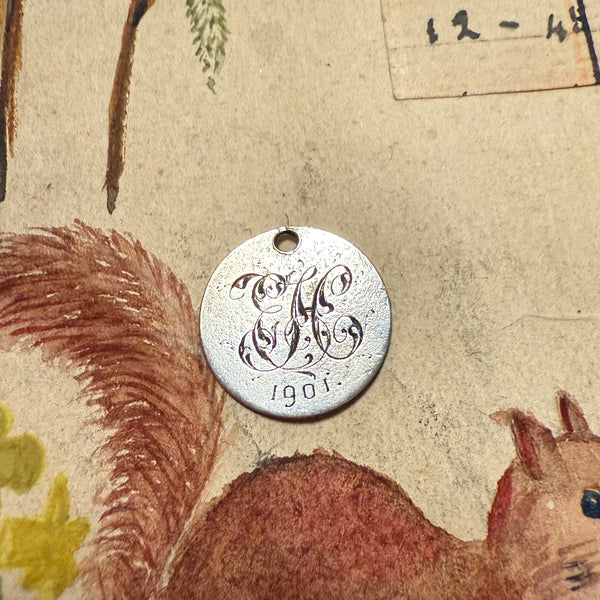 Victorian EH Love Token Charm
