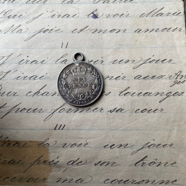 Victorian Dec 1894 Love Token