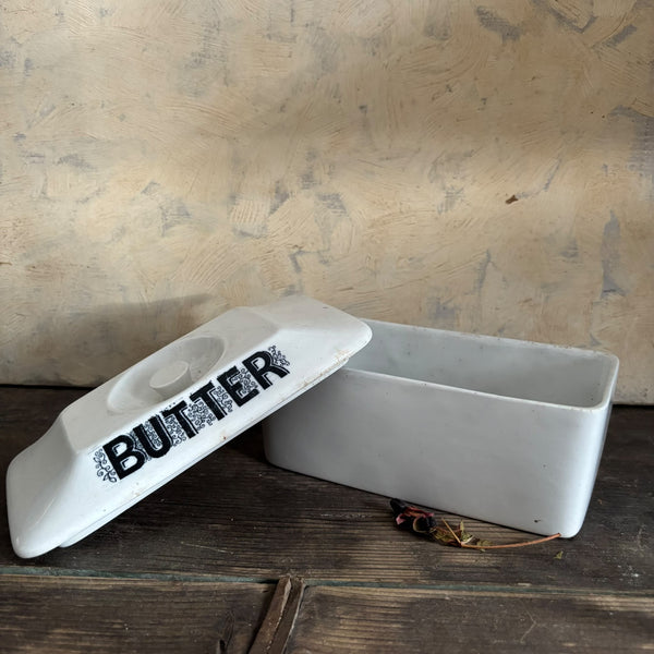 Antique Victorian Butter Dish