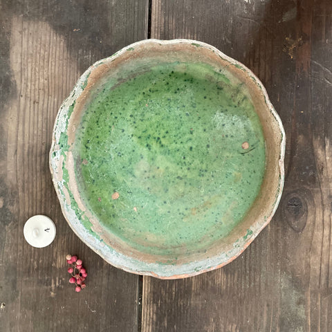 Rustic French Antique Plate