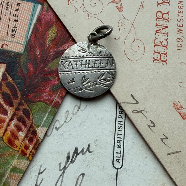 Victorian Kathleen Love Token Charm