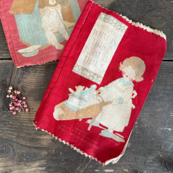 Vintage Fabric Book Story Books