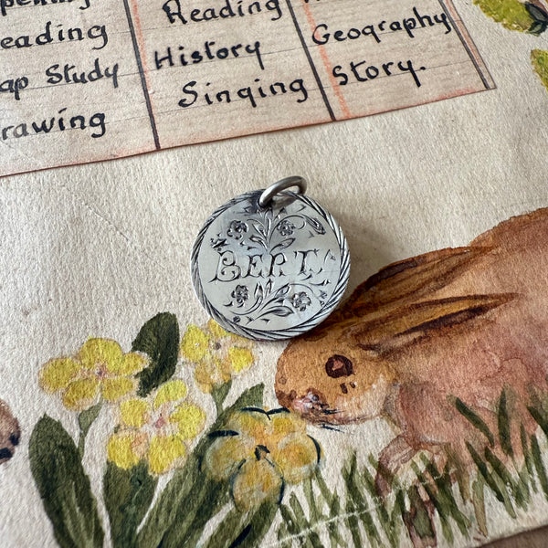 Victorian Bert Love Token Charm
