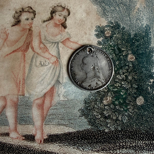 Victorian Phil Love Token Charm