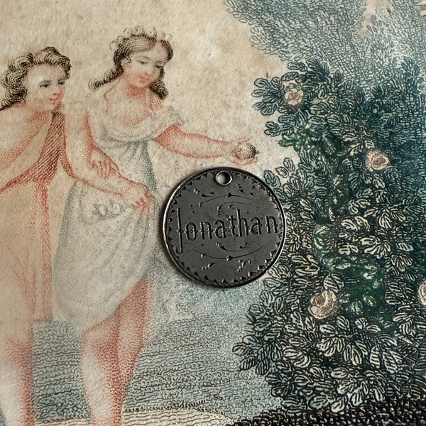 Victorian Jonathan Love Token Charm
