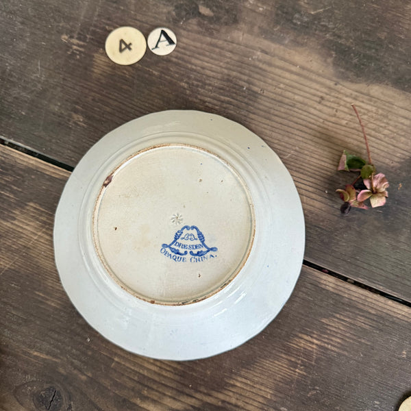 Antique Floral Dish